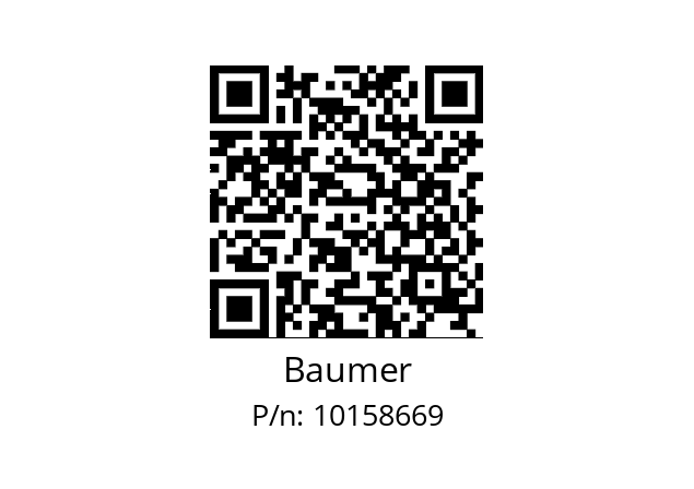   Baumer 10158669