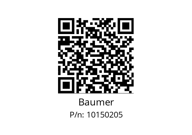   Baumer 10150205