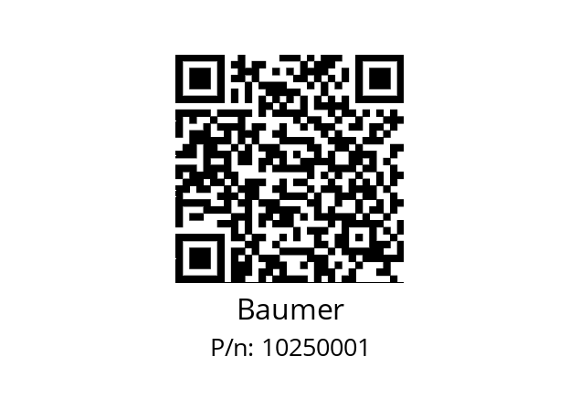   Baumer 10250001