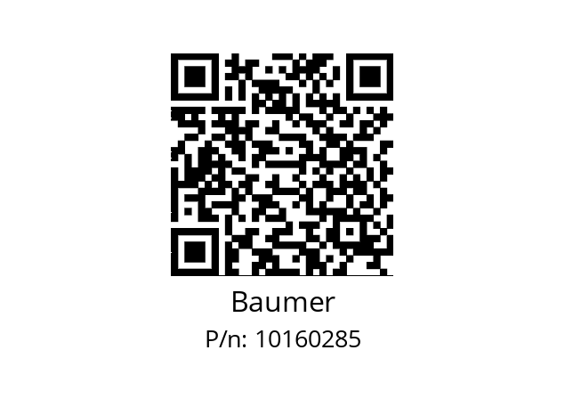   Baumer 10160285