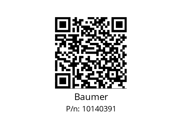   Baumer 10140391