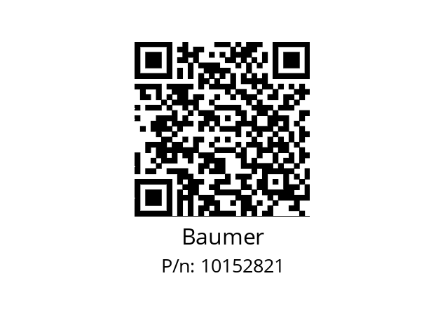   Baumer 10152821