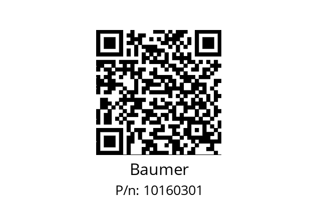   Baumer 10160301