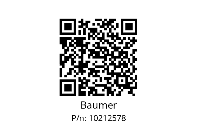   Baumer 10212578