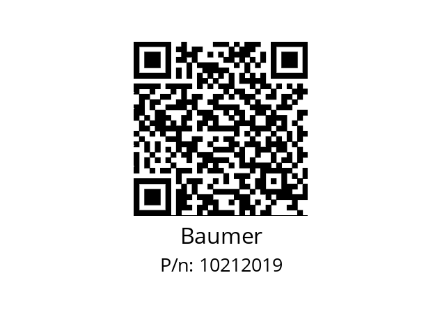   Baumer 10212019