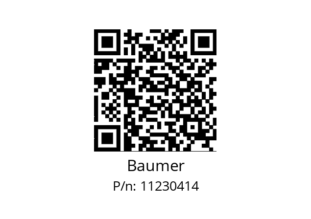   Baumer 11230414