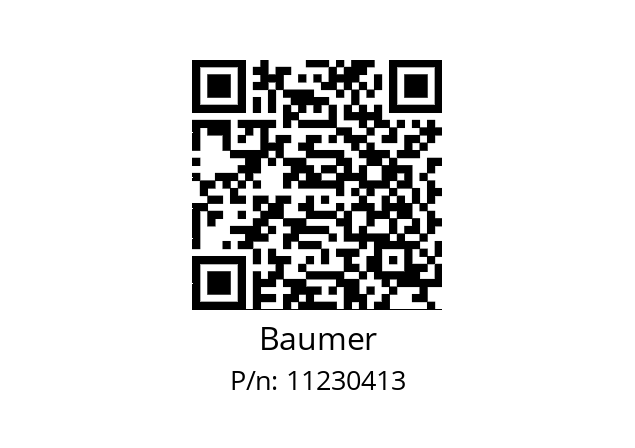   Baumer 11230413