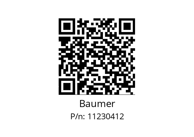   Baumer 11230412