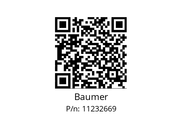   Baumer 11232669