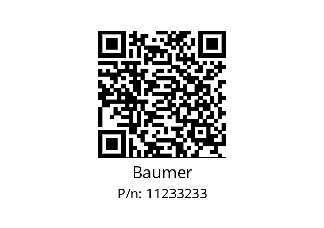   Baumer 11233233