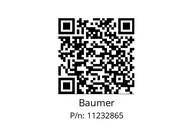   Baumer 11232865