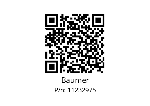   Baumer 11232975