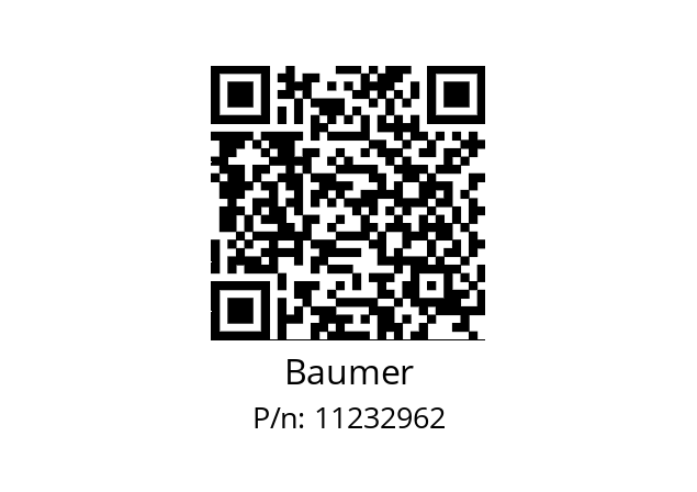   Baumer 11232962