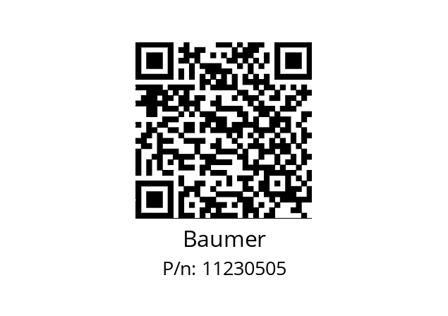   Baumer 11230505