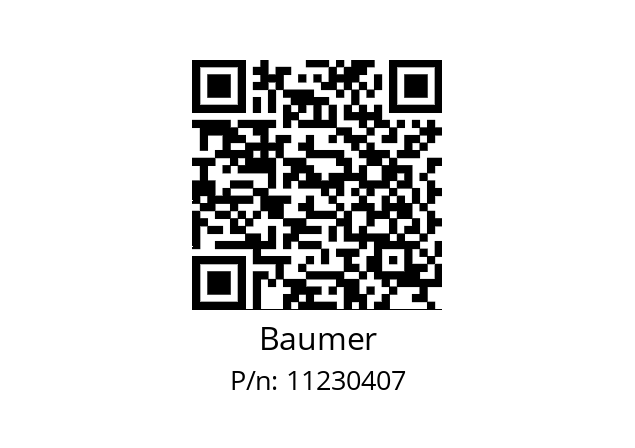   Baumer 11230407