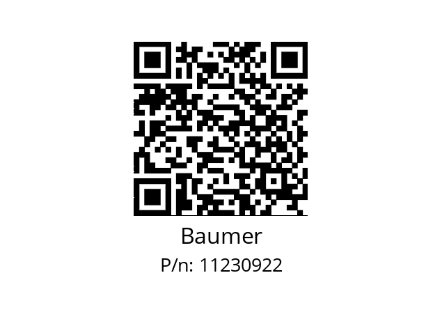   Baumer 11230922