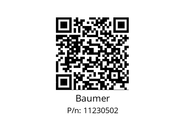   Baumer 11230502