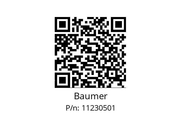   Baumer 11230501