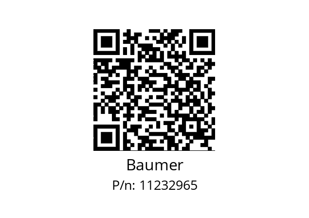   Baumer 11232965