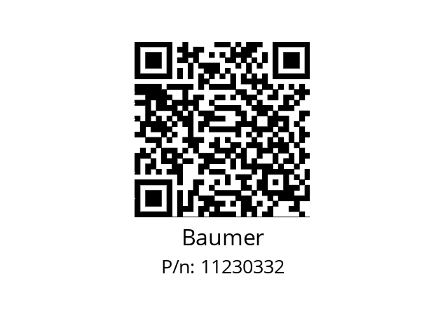   Baumer 11230332