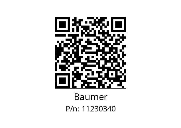   Baumer 11230340