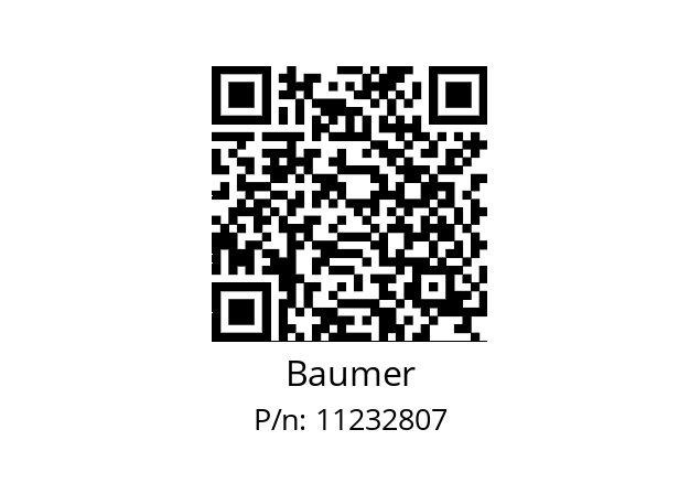   Baumer 11232807