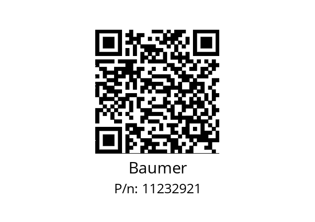   Baumer 11232921