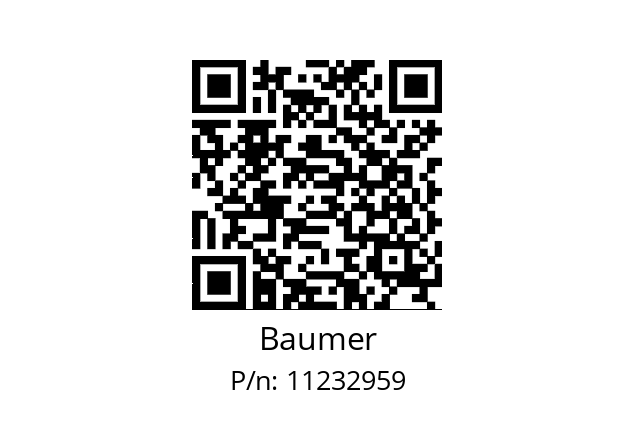   Baumer 11232959