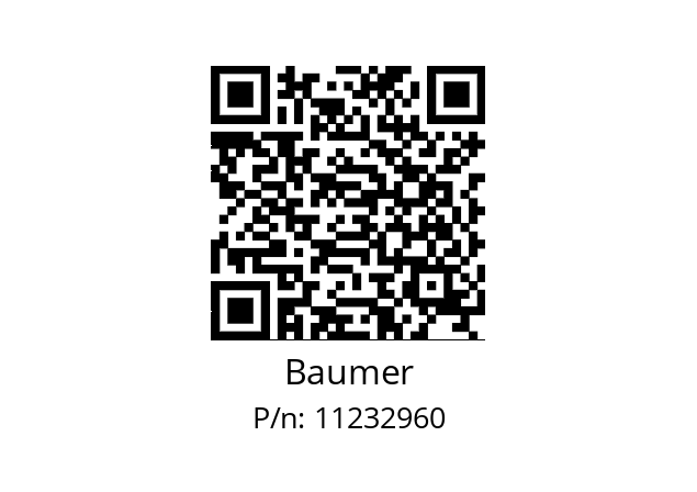   Baumer 11232960