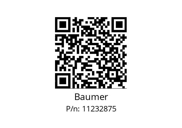   Baumer 11232875