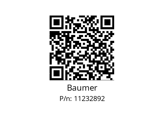   Baumer 11232892