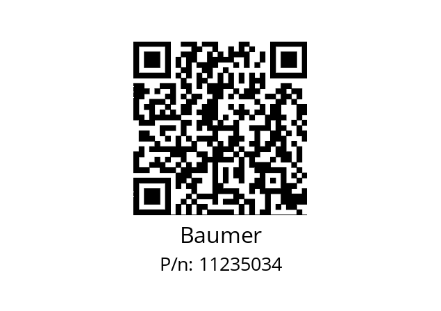   Baumer 11235034