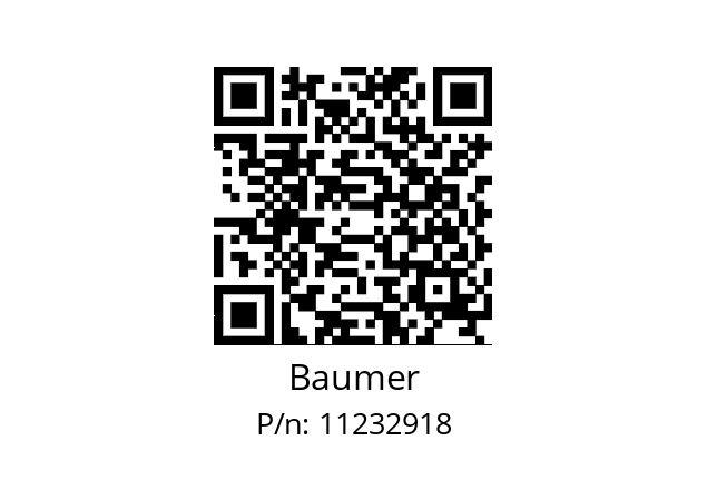   Baumer 11232918