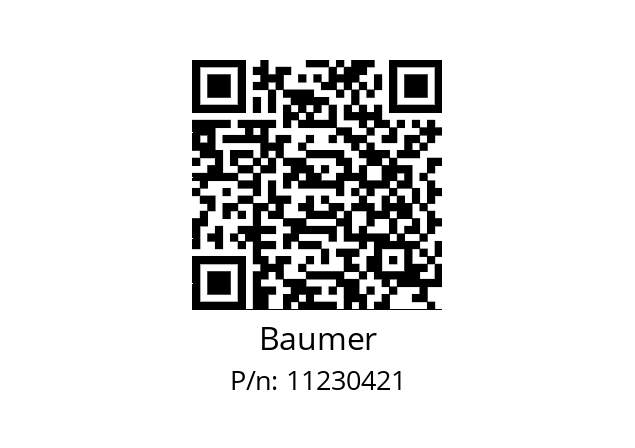   Baumer 11230421