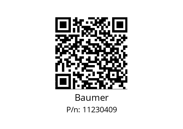   Baumer 11230409