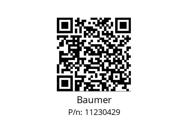   Baumer 11230429