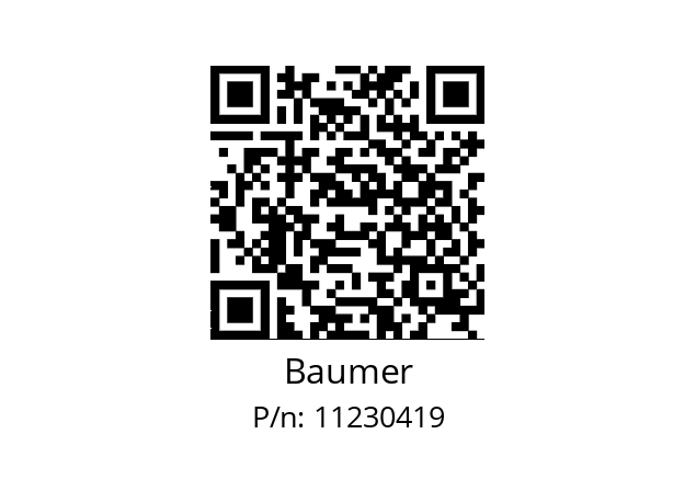   Baumer 11230419