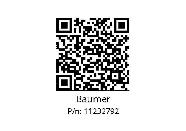   Baumer 11232792