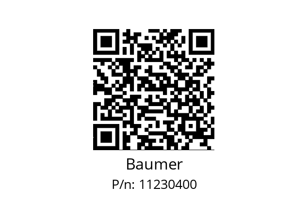   Baumer 11230400