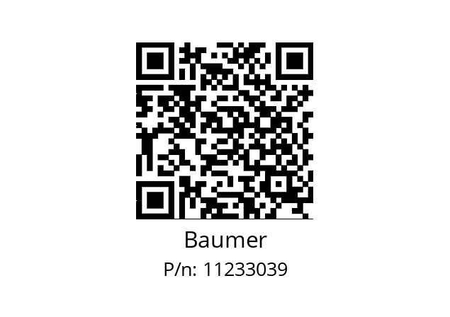   Baumer 11233039