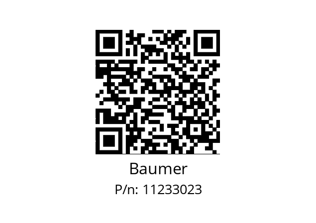   Baumer 11233023