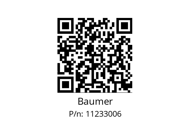   Baumer 11233006