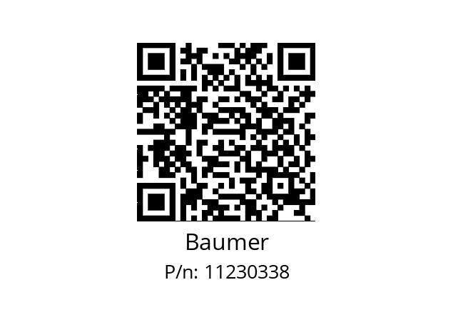   Baumer 11230338