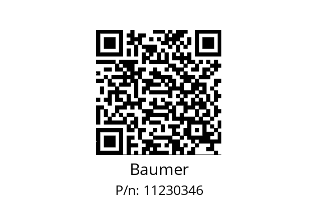   Baumer 11230346