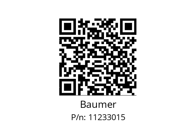   Baumer 11233015