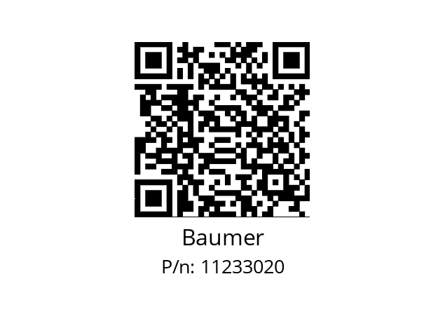   Baumer 11233020