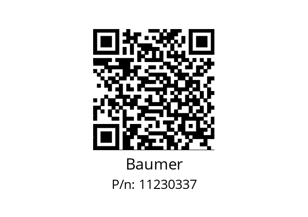   Baumer 11230337