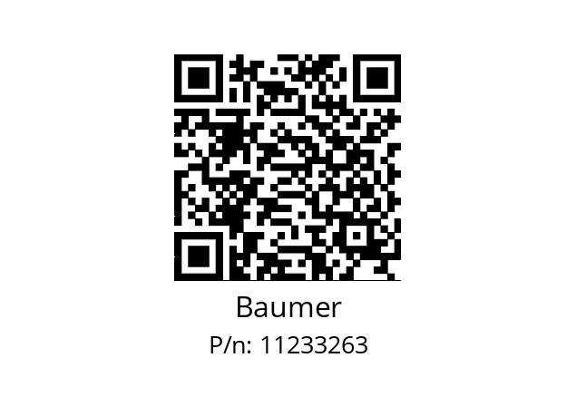   Baumer 11233263