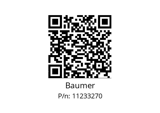   Baumer 11233270