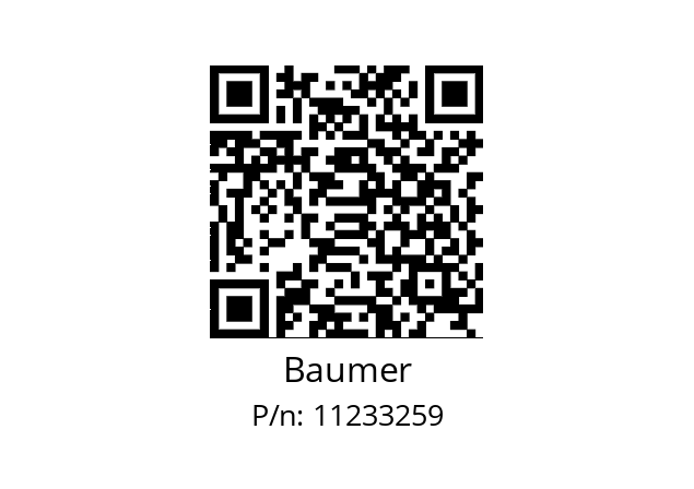   Baumer 11233259